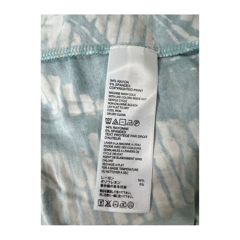 Tommy Bahama Aqua and White Printed Maxi Dress - Picture 8 of 10